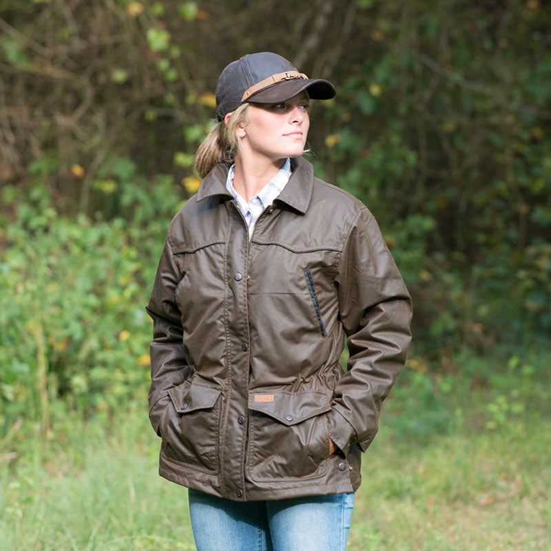 Outback Trading Co. Womens Round Up Brown Jacket