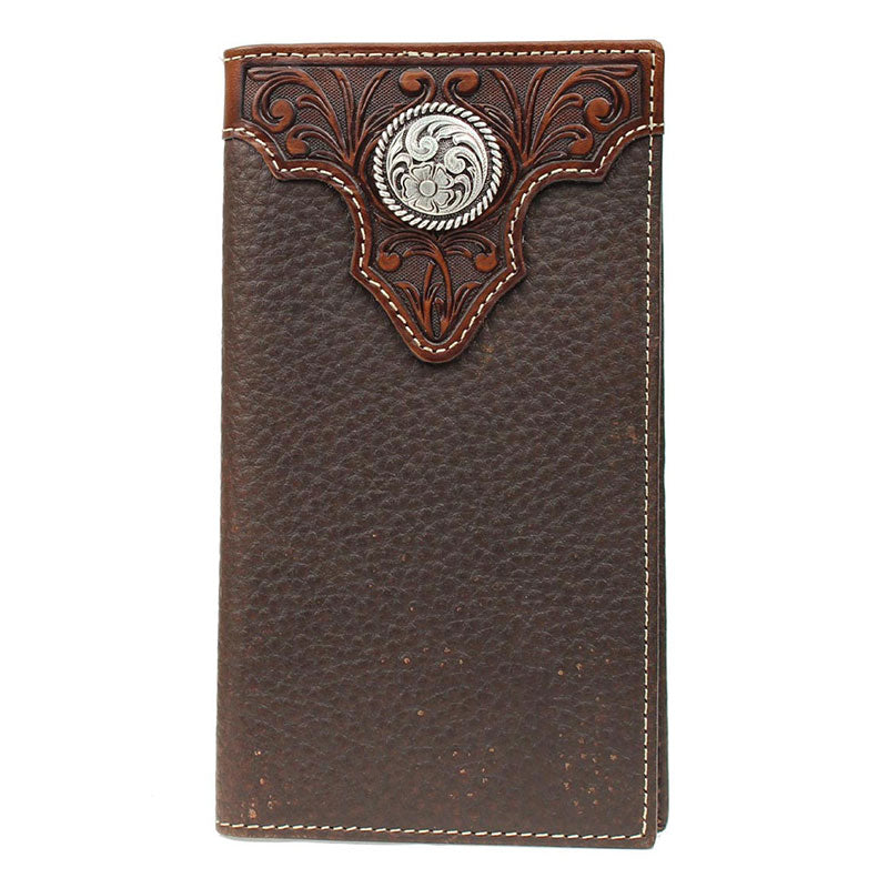 Portefeuille de rodéo Ariat Tooled Overlay pour homme