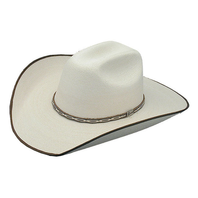 Chapeau de cowboy en paille à bord relié Atwood Hat Co. Hereford