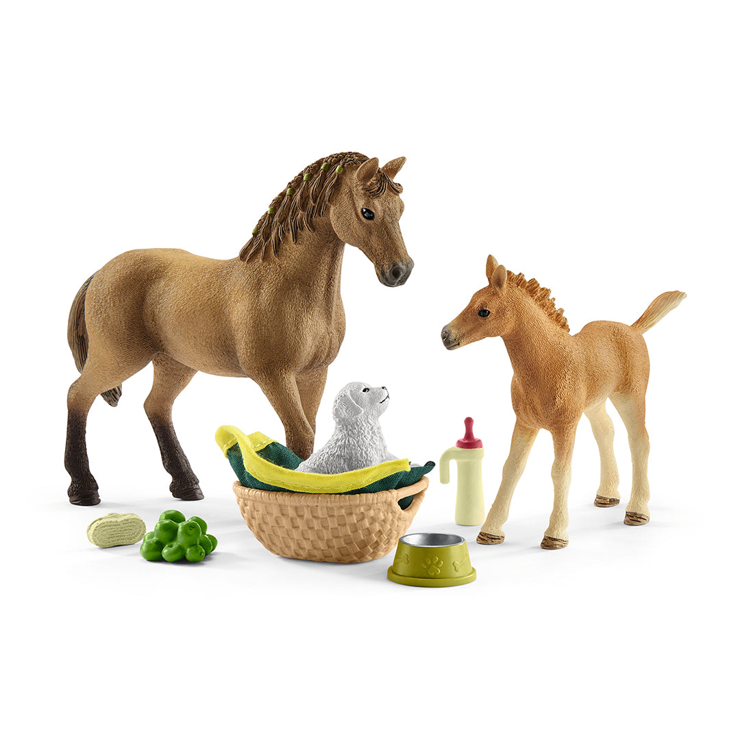 Schleich Horse Club Sarah's Baby Animal Care Toy