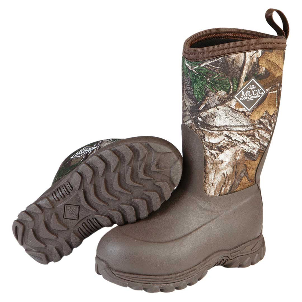 Muck Boot Co. Boy's Rugged II Tree Camo Winter Boots