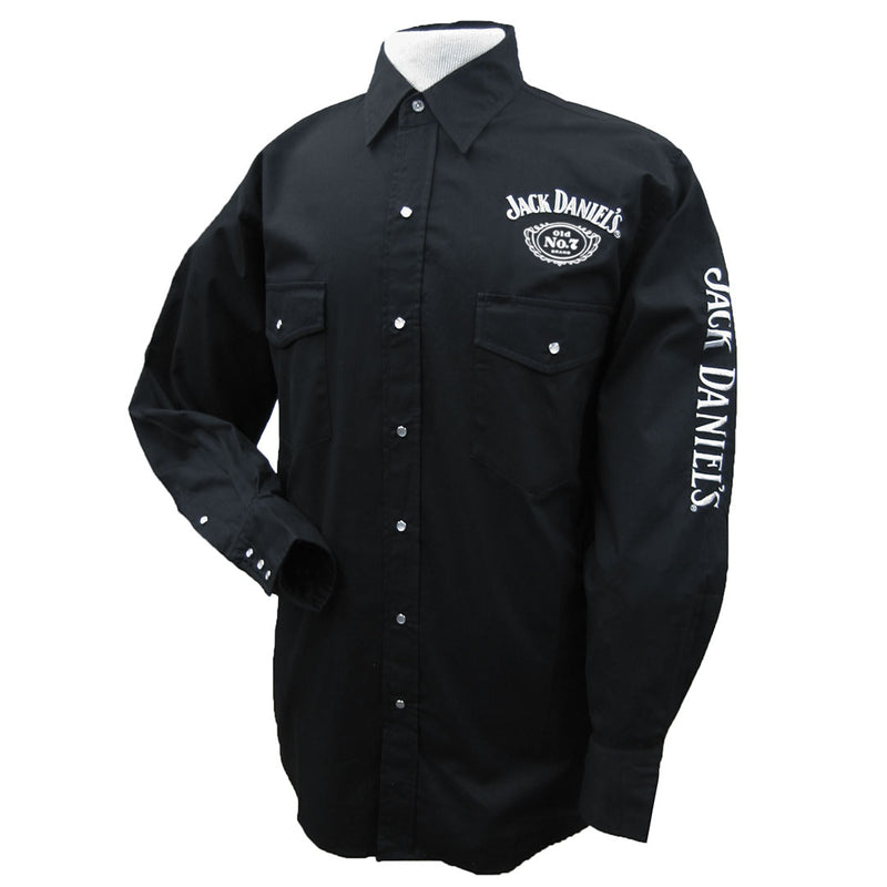 Jack Daniel's Men's Embroidered Logo Shirt