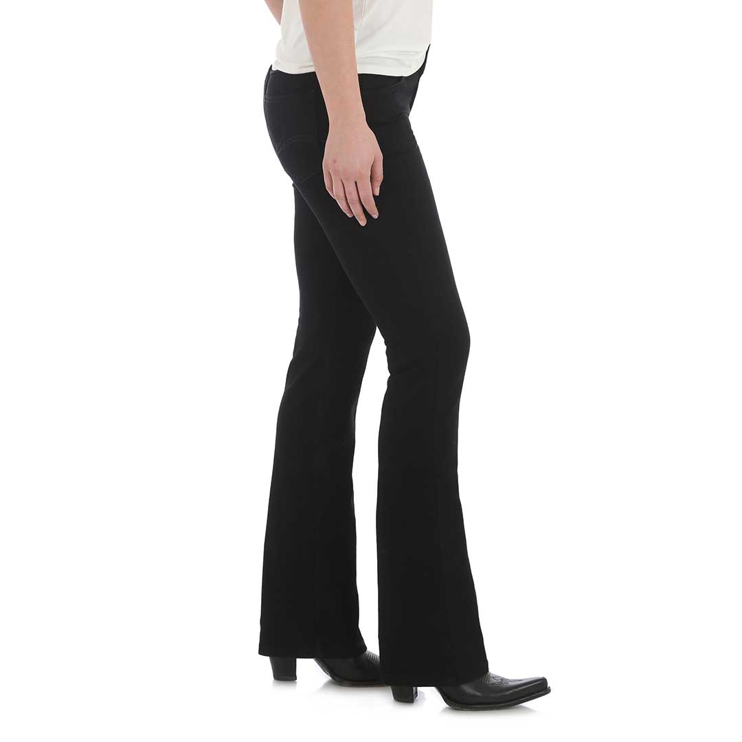 Wrangler Women's Boot Cut Black Jeans