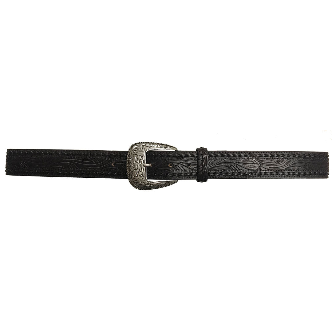 AndWest Twisted Lace Edge Tooled Belt