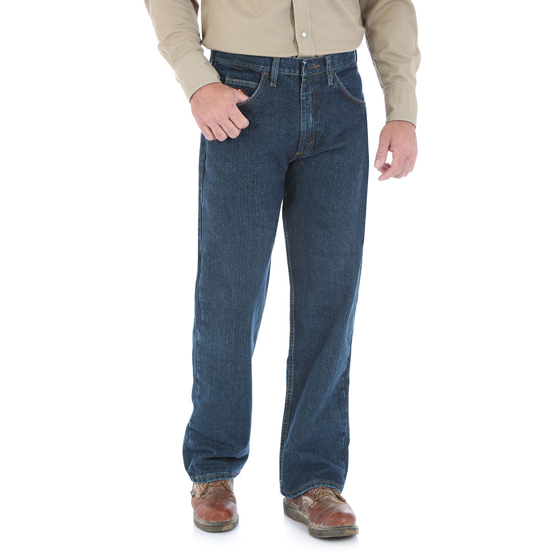 Wrangler Men's Flame Resistant Relaxed Fit Jean