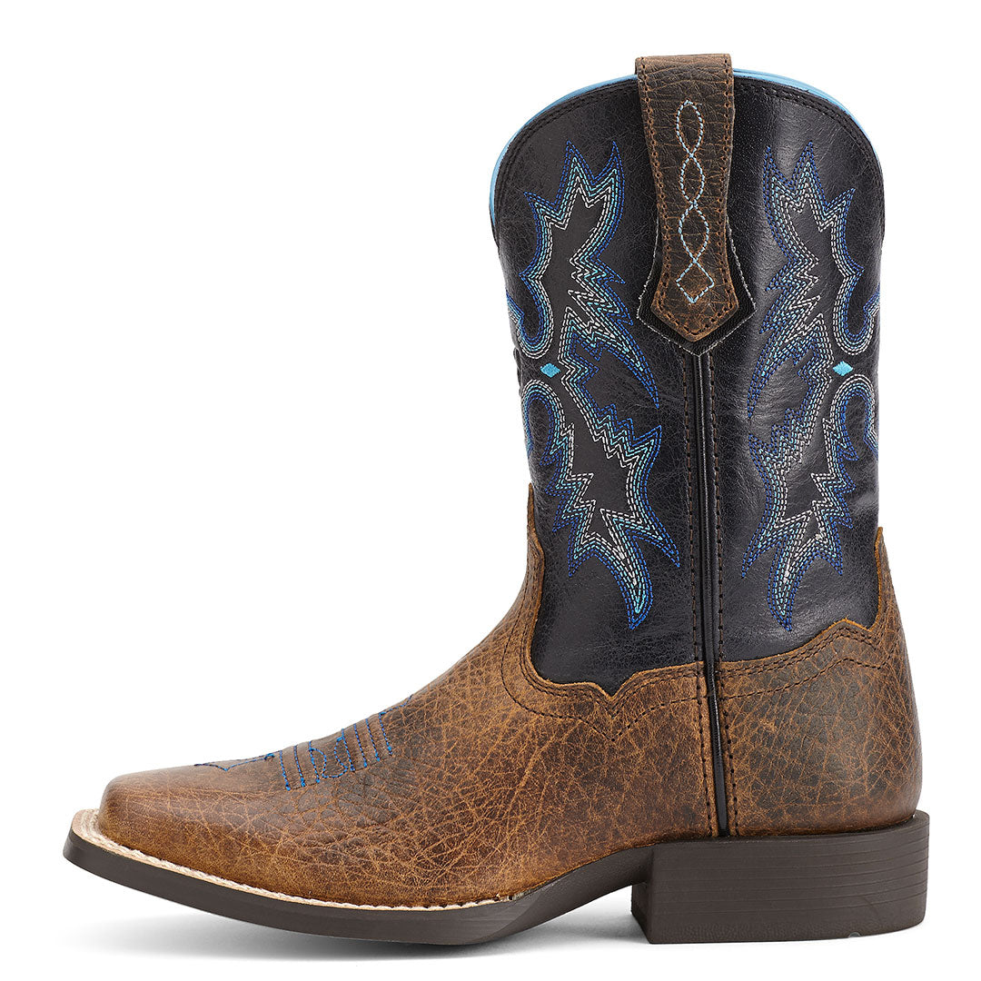 Bottes de cowboy Ariat Tombstone à bout carré pour enfants