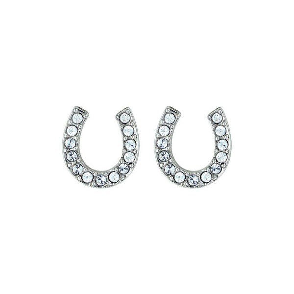 Montana Silversmiths Women's Crystal Horseshoe Stud Earrings