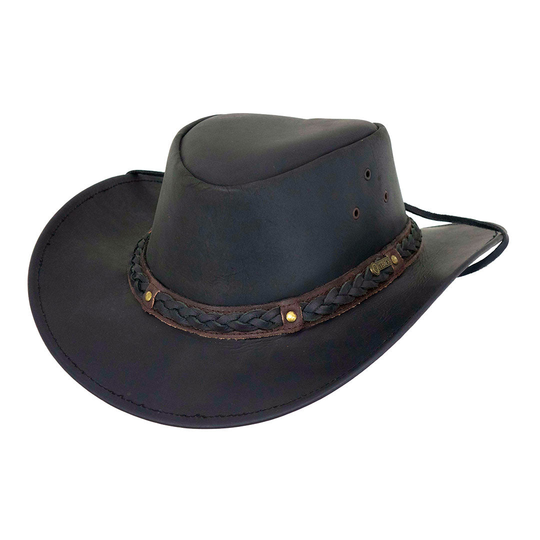 Outback Trading Co. Wagga Wagga Western Leather Hat | Lammle's