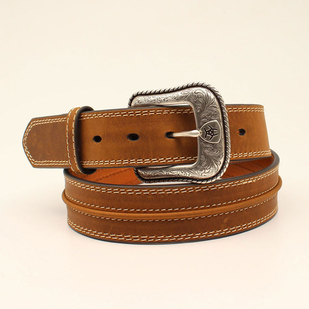 Ariat Men's Stitch Accent Leather Belt