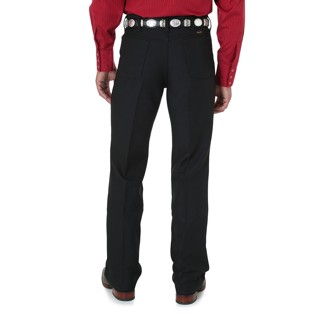 Wrangler Men's WRancher Straight Leg Dress Pant - Black