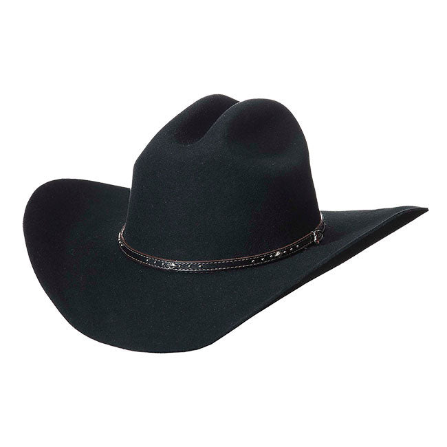 Justin Black Hills 2X Cattleman Felt Cowboy Hat