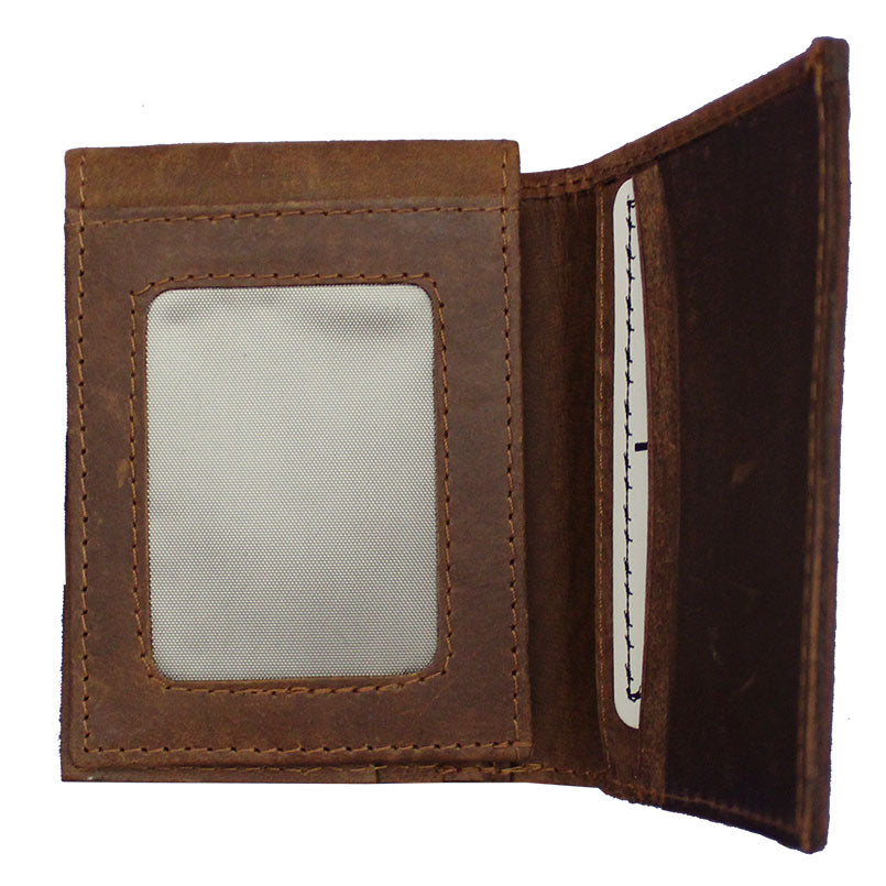 STS Ranchwear Men's Foreman Leather Tri-Fold Wallet