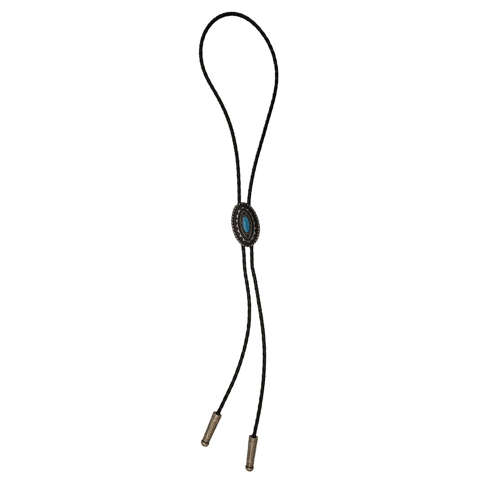 Austin Accent Men's Stone Detail Oval Bolo Tie