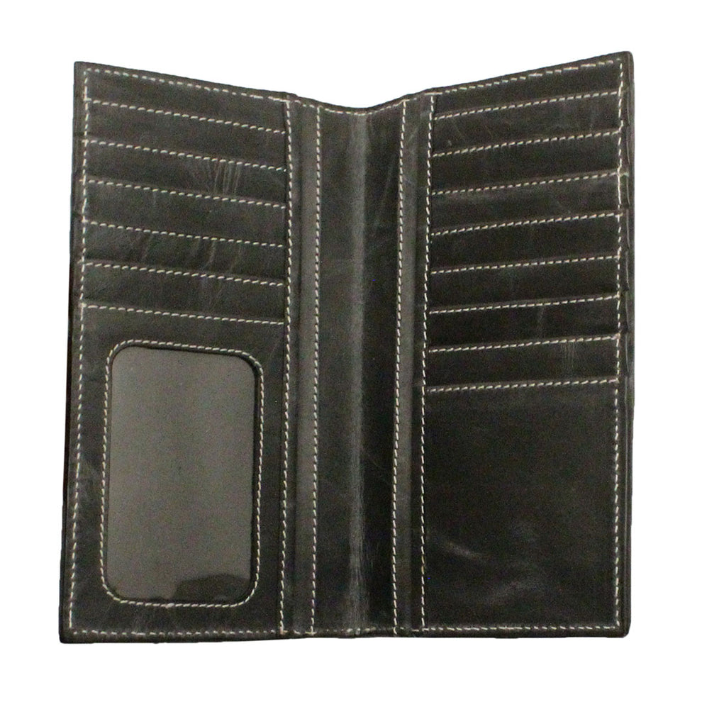 Twisted X Men's Sunburst Rough Leather Rodeo Wallet