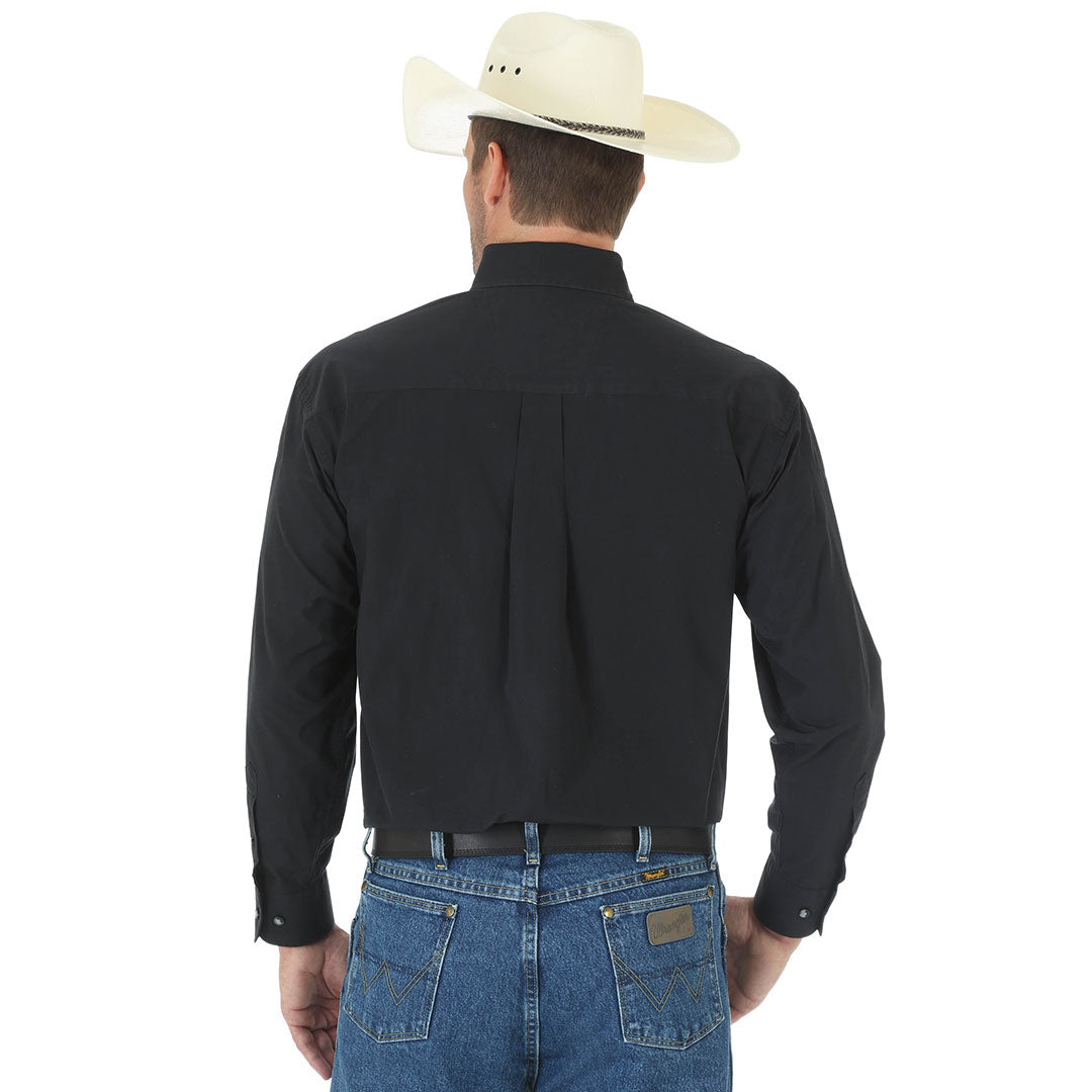 Chemise Unie George Strait Wrangler pour Hommes