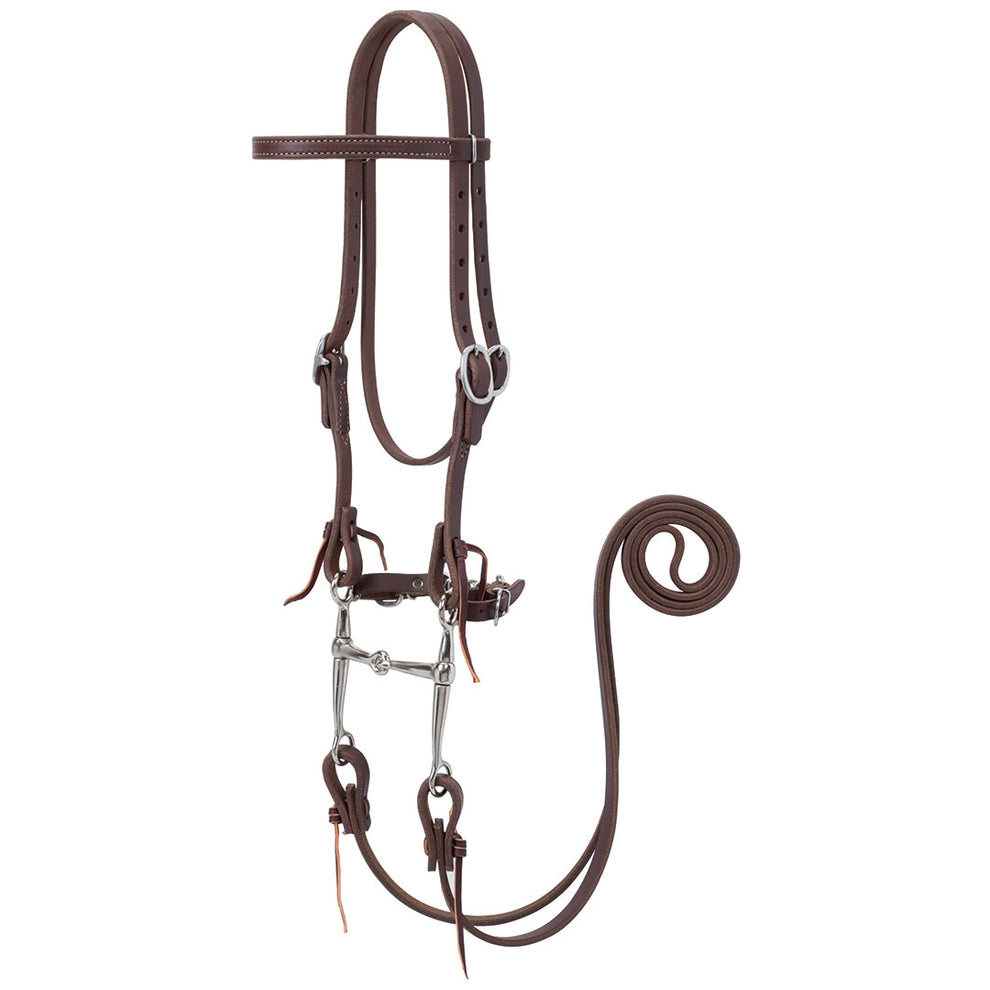 Weaver Working Tack Bridle with 4.5" Snaffle Bit