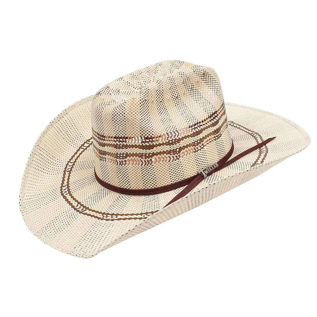 Twister Cattleman Two-Tone Straw Cowboy Hat