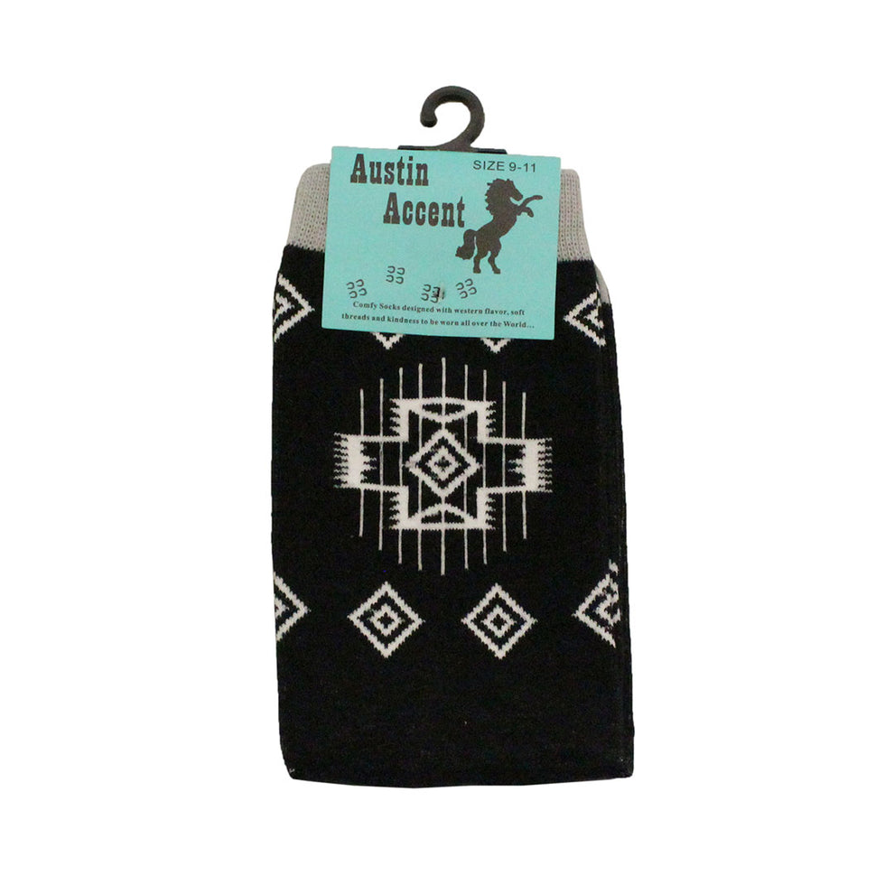 Austin Accent Women's Aztec Pattern Socks