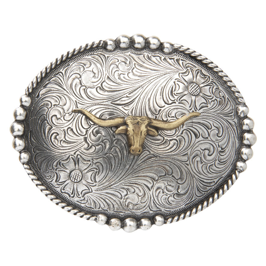 AndWest Antique Longhorn Buckle