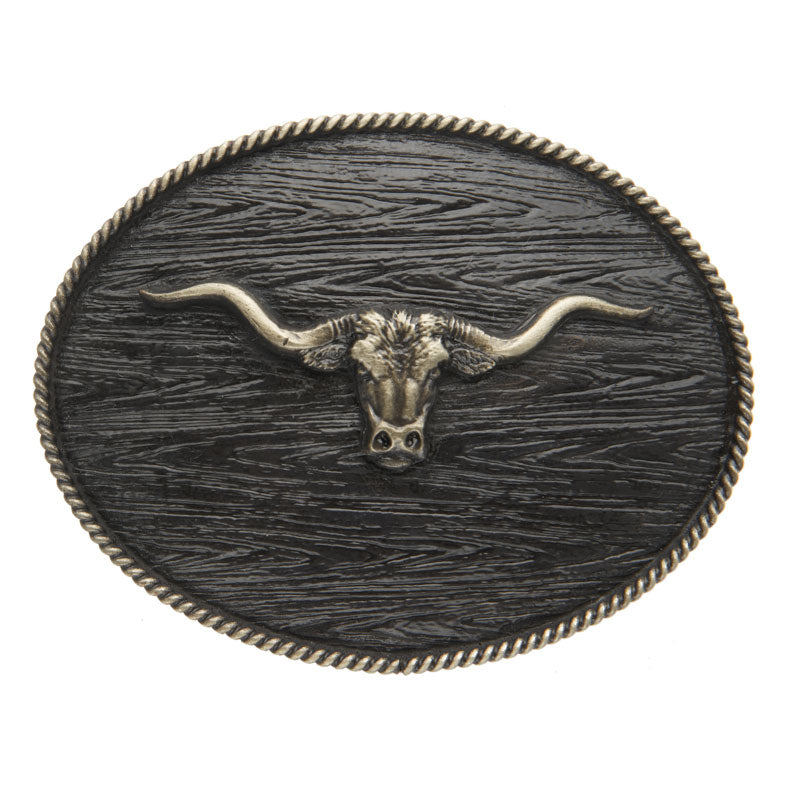 AndWest Iconic Steer Head Oval Buckle