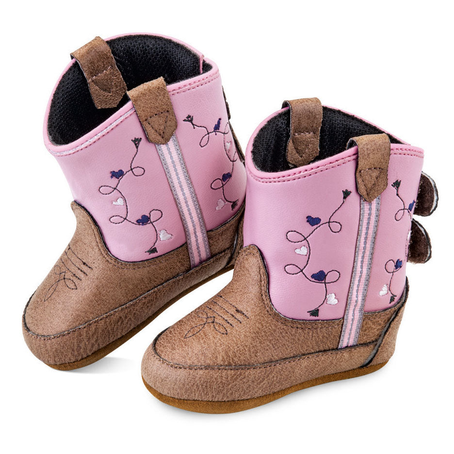 Old West Baby Girl's Poppets Cowgirl Boots