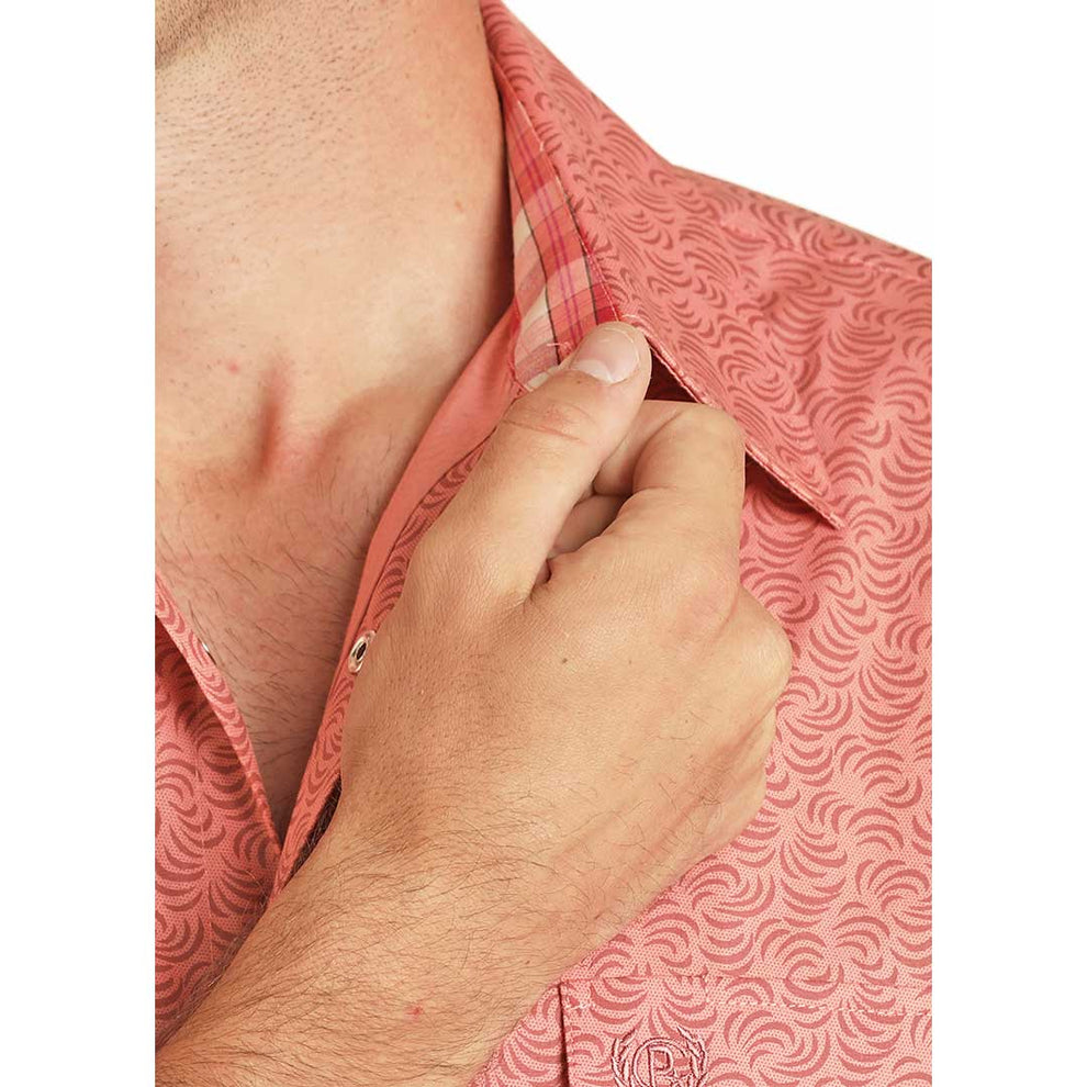 Panhandle Men's Geo Print Short Sleeve Shirt