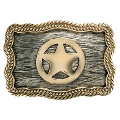 AndWest Iconic Scalloped Star & Rope Edge Buckle