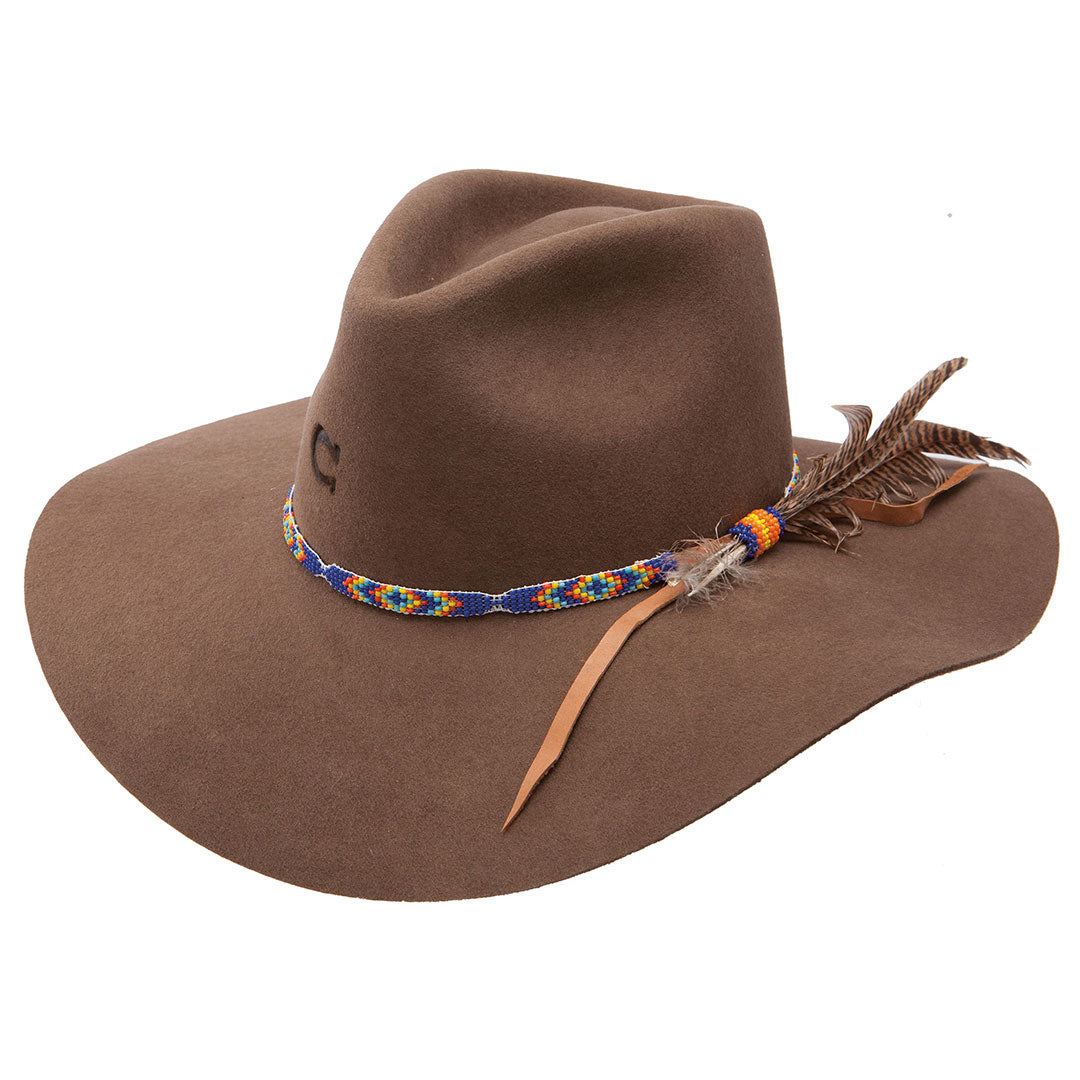 Charlie 1 Horse Women's Gypsy Feather Felt Cowboy Hat