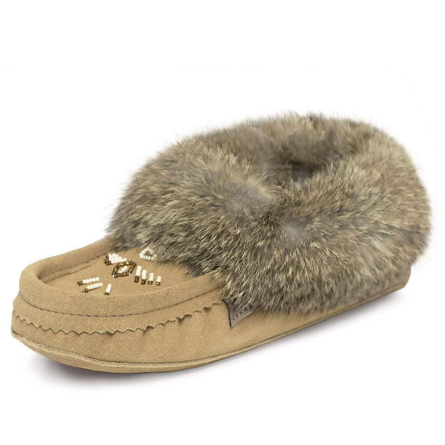 Moccasins For Women Women's Floral Embossed Genuine Suede Leather