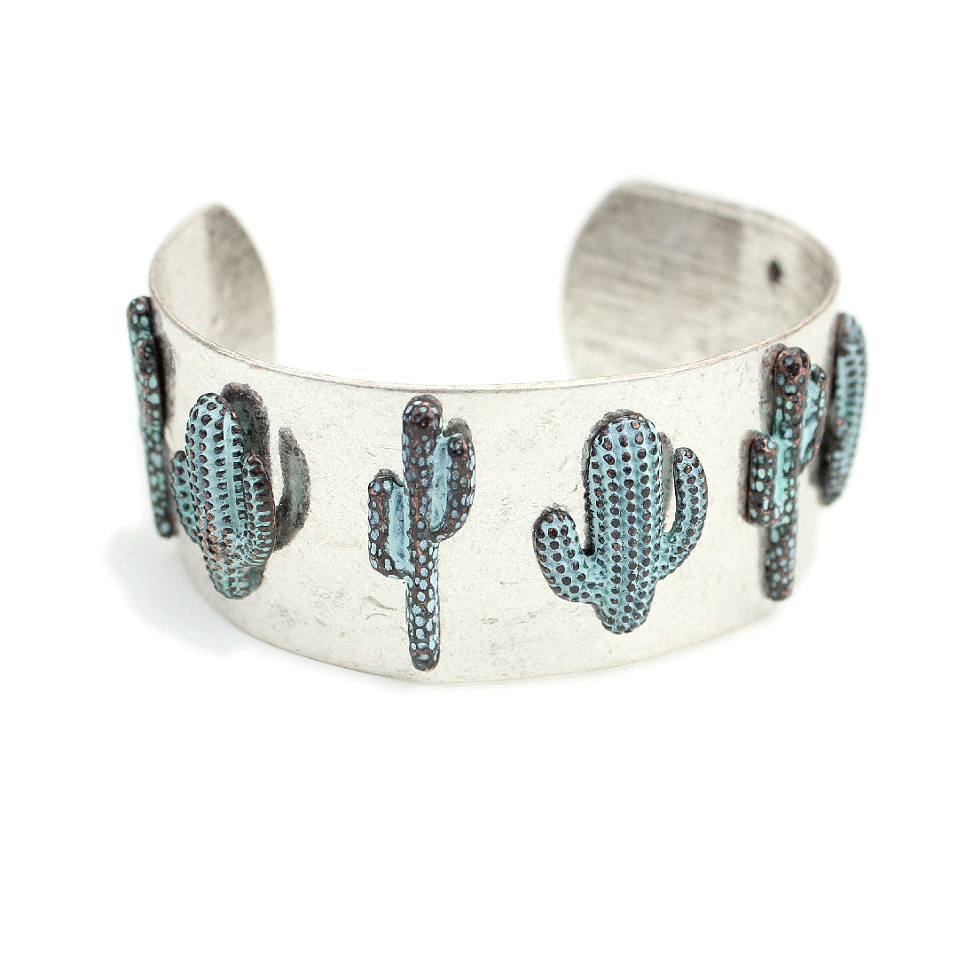 Wyo-Horse Women's Saguaro Cactus Cuff Bracelet