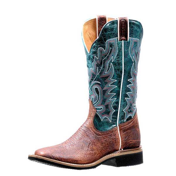 Boulet Women's Extralight Sole Square Toe Cowgirl Boots