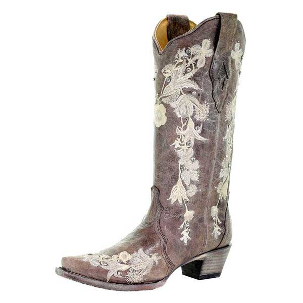 Corral Women's Sweetie Lisa Western Wedding Cowgirl Boots