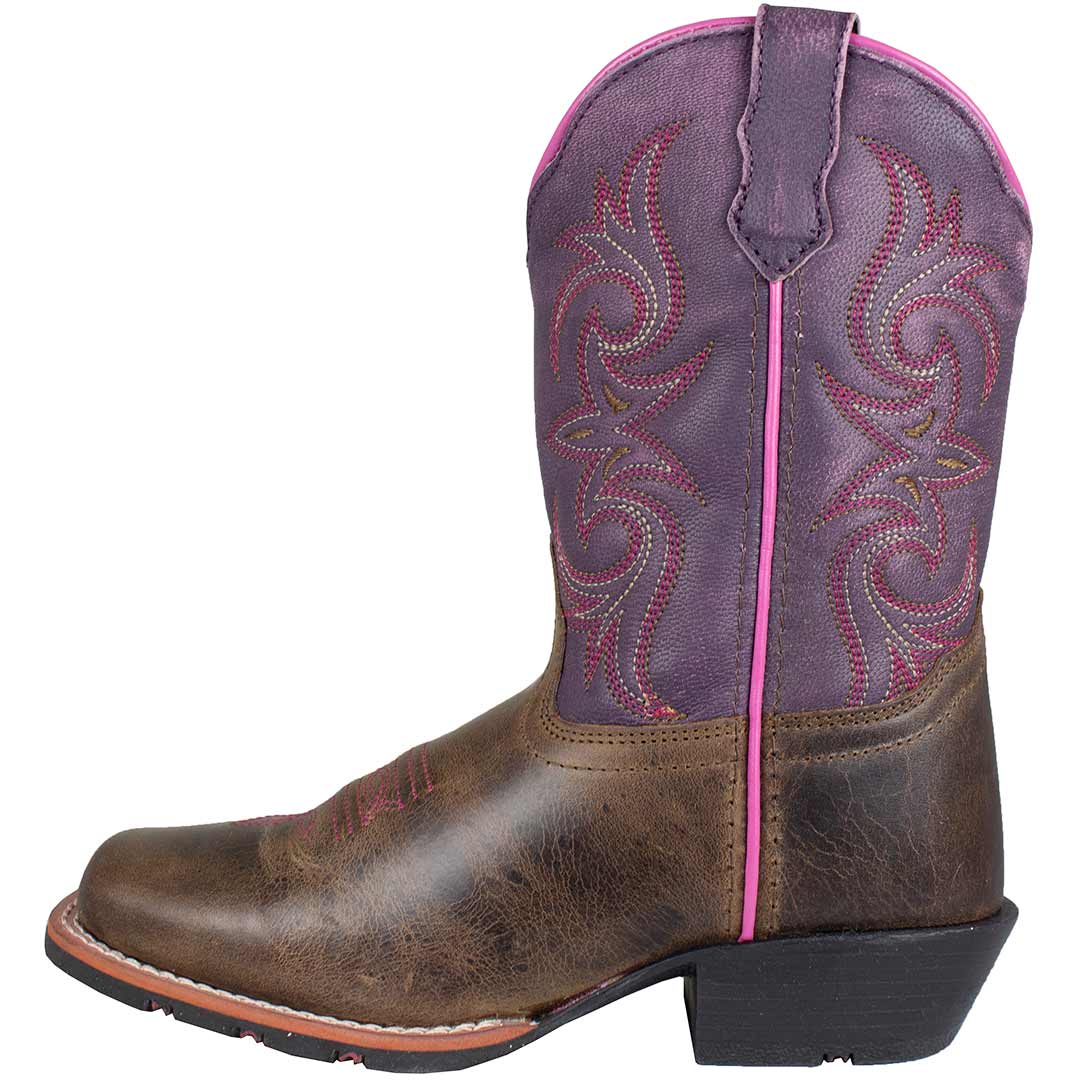 Dan Post Girls' Majesty Square Toe Cowgirl Boots