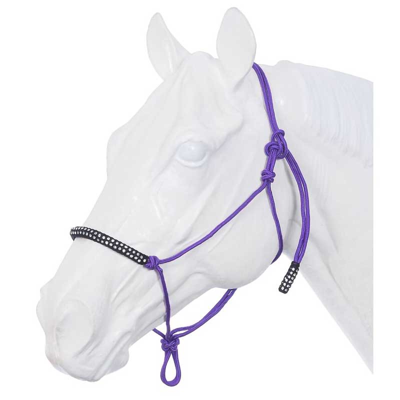 Tough 1 Crystal Accent Poly Rope Tied Halter