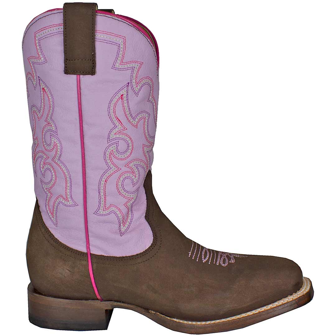 Roper Youth Girls' Pink Shaft Cowgirl Boots