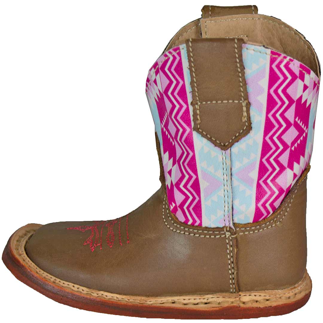 Roper Baby Girls' Aztec Shaft Cowgirl Boots