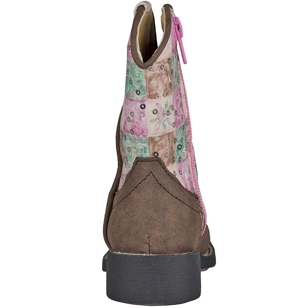 Roper Toddler Girls' Floral Shine Cowgirl Boots