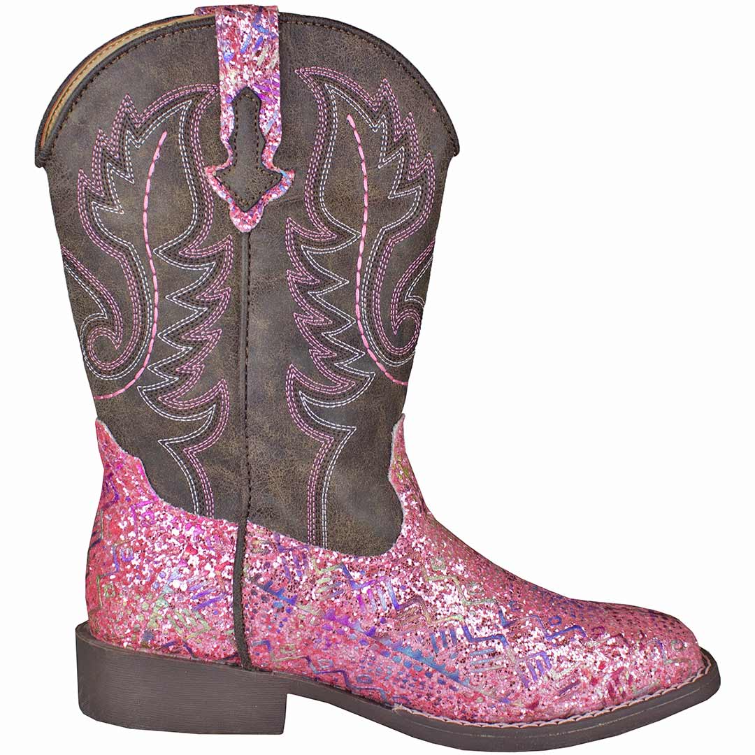 Roper Girls' Azteka Glitter Cowgirl Boots