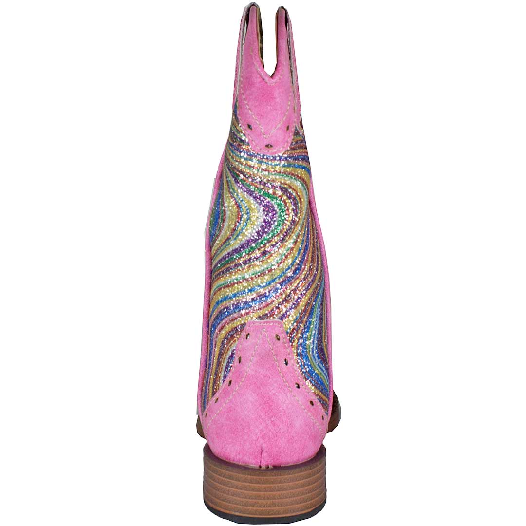 Roper Girls' Swirly Glitter Shaft Cowgirl Boots