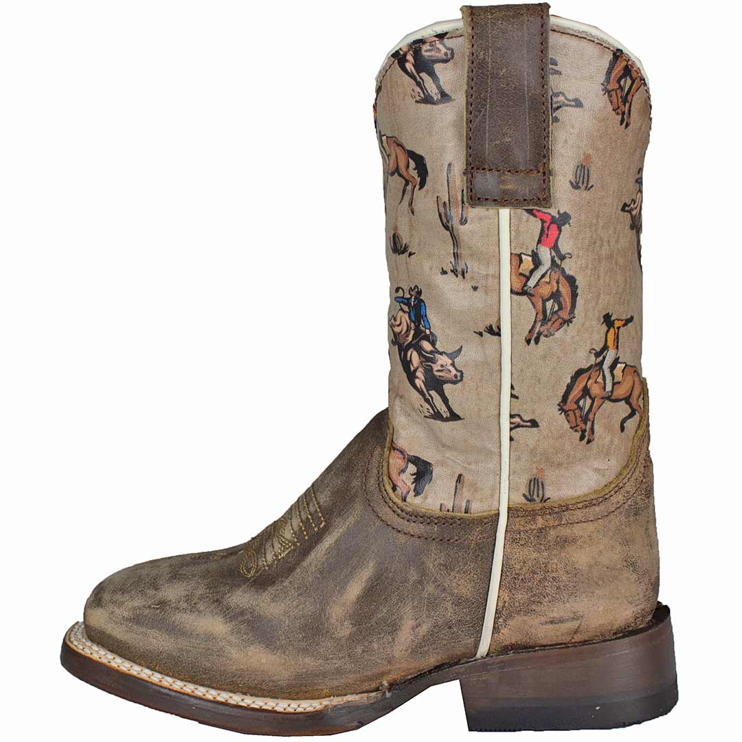 Roper Kids' Buckin' Shaft Cowboy Boots