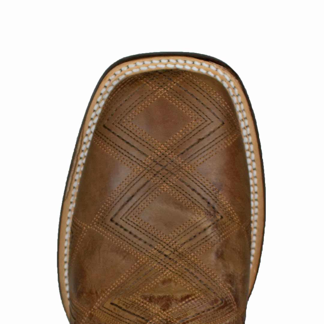 Roper Men's Stitched Vamp Square Toe Cowboy Boots