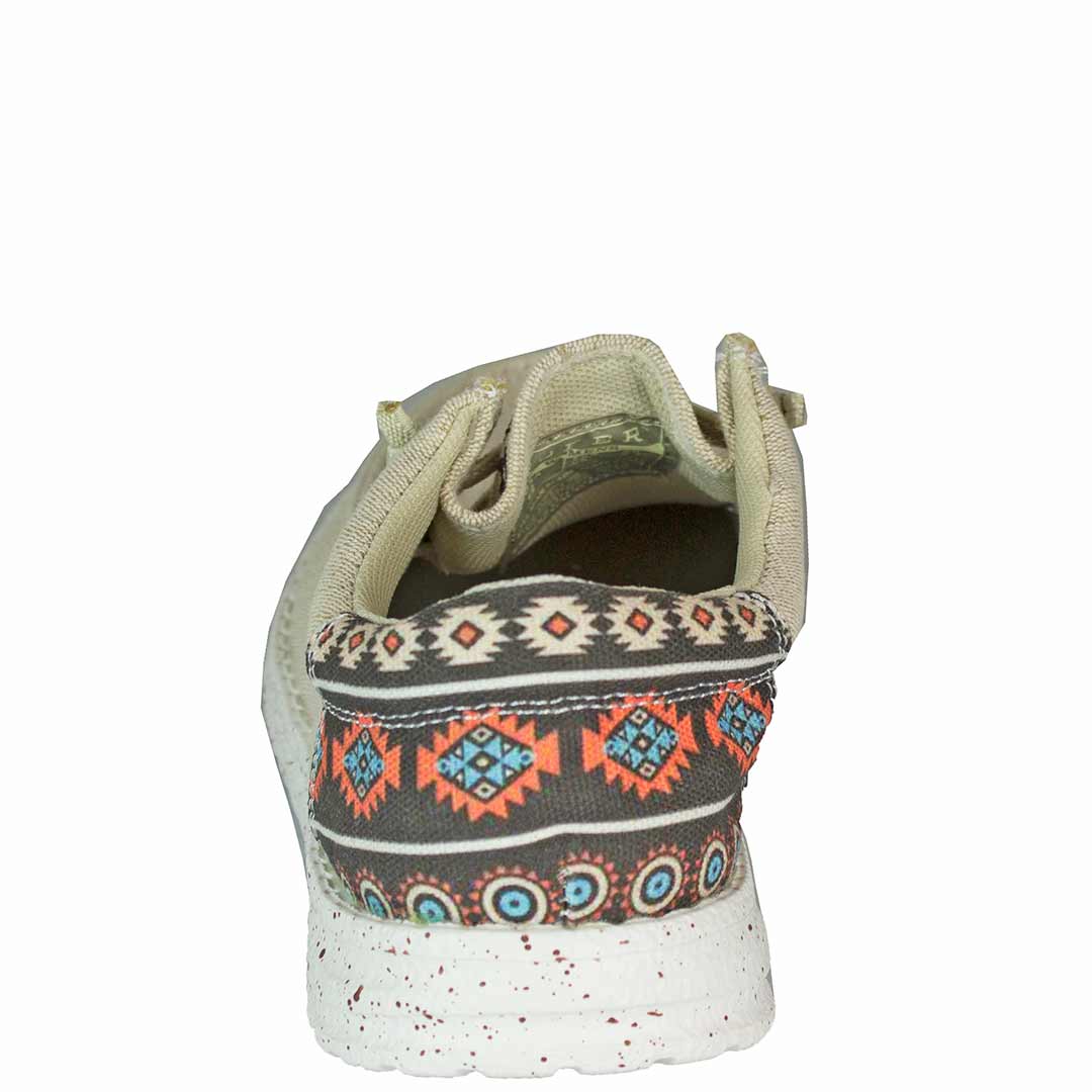 Roper Women's Aztec Accent Canvas Slip-On Shoes