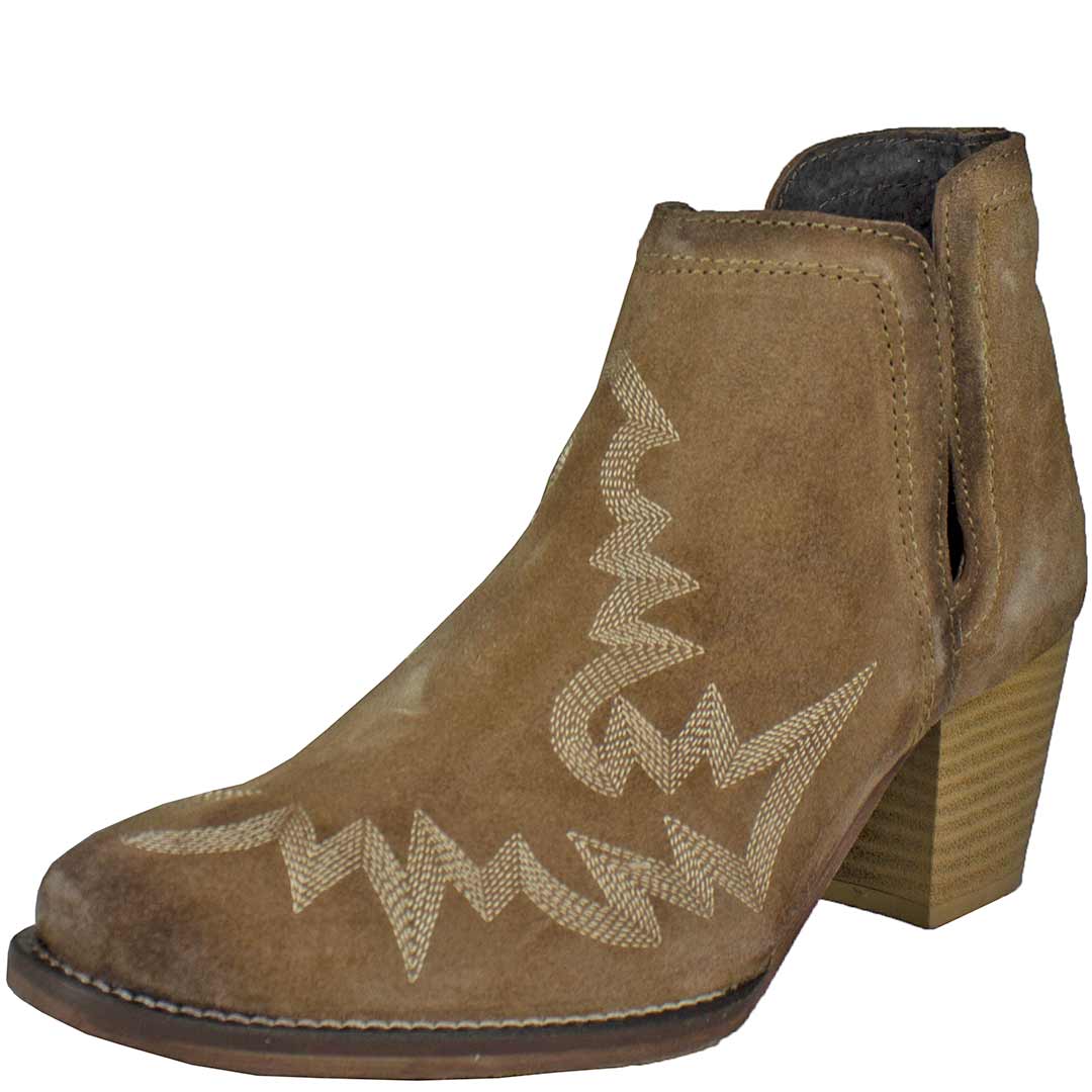 Roper Women's Suede Fashion Ankle Cowgirl Boots