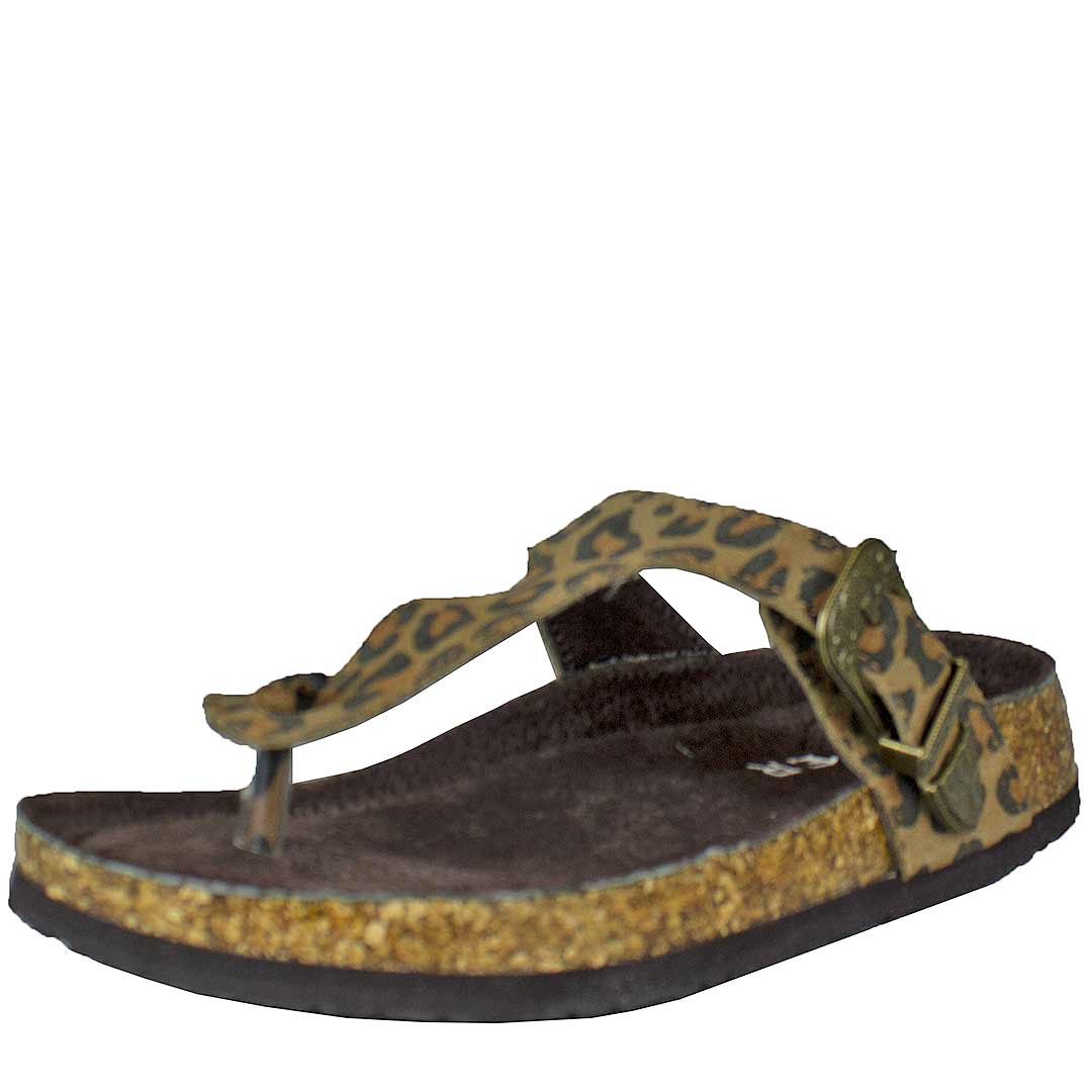 Roper Women's Leopard Print Thong Sandals