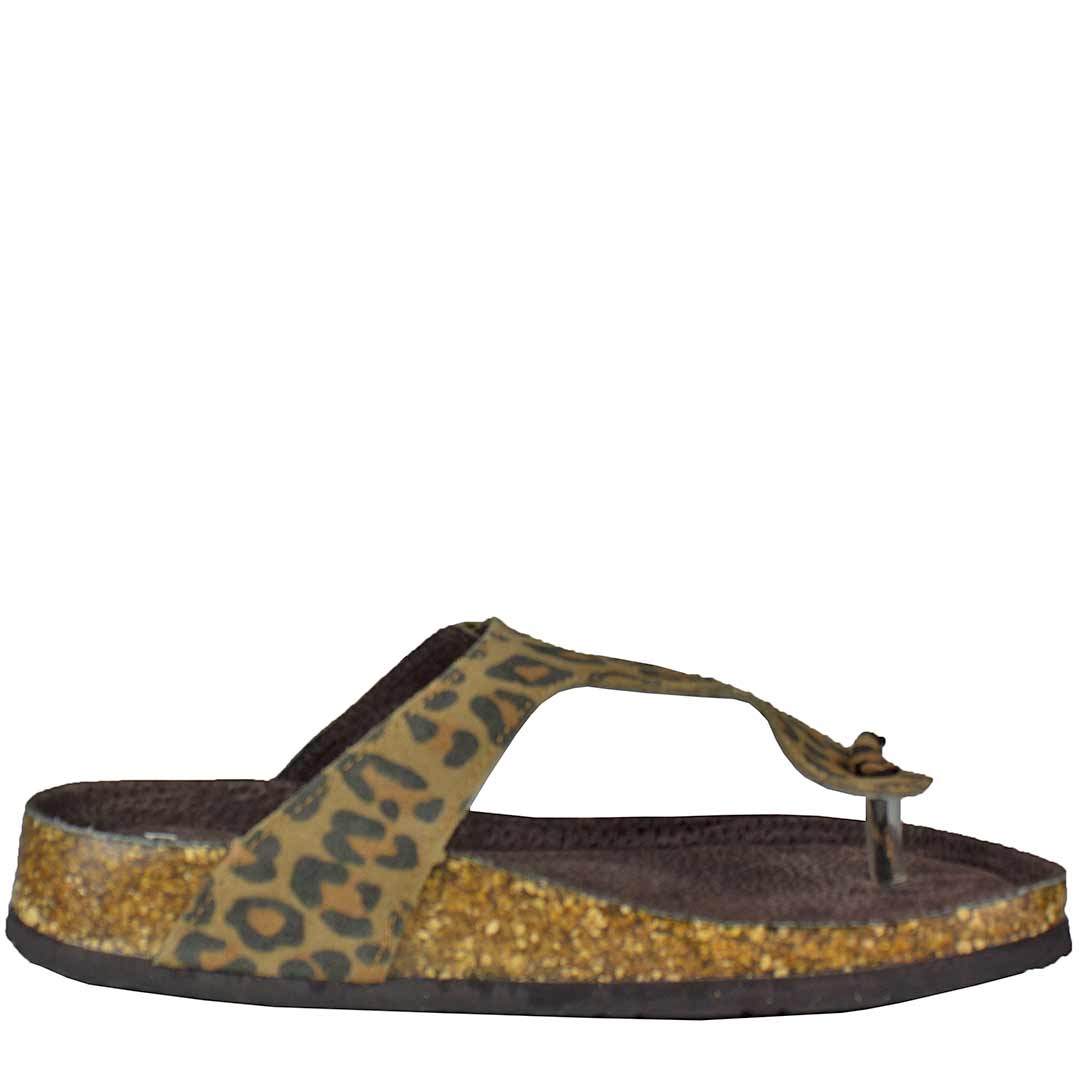 Roper Women's Leopard Print Thong Sandals