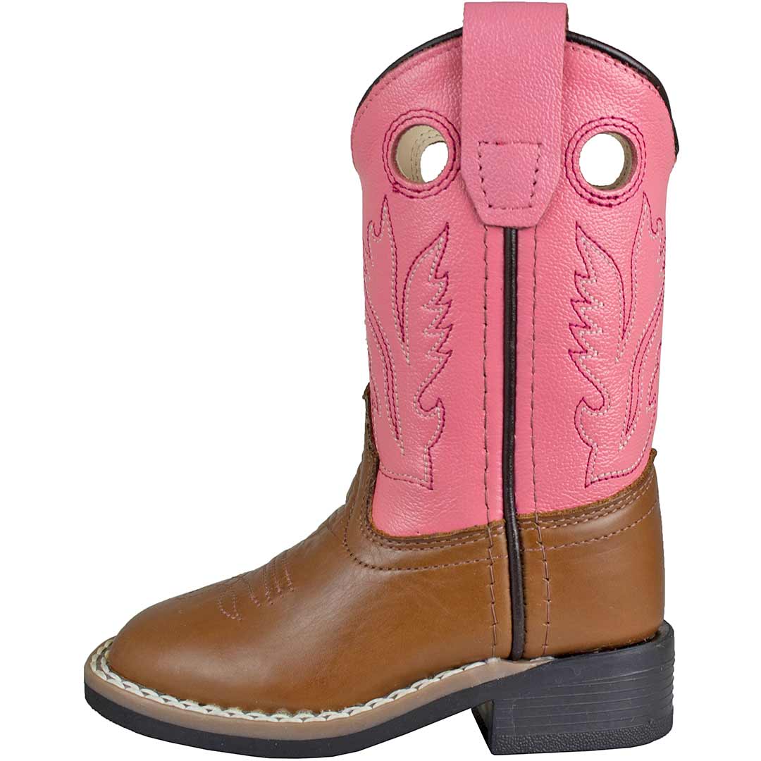 Old West Toddler Girls' Square Toe Cowgirl Boots