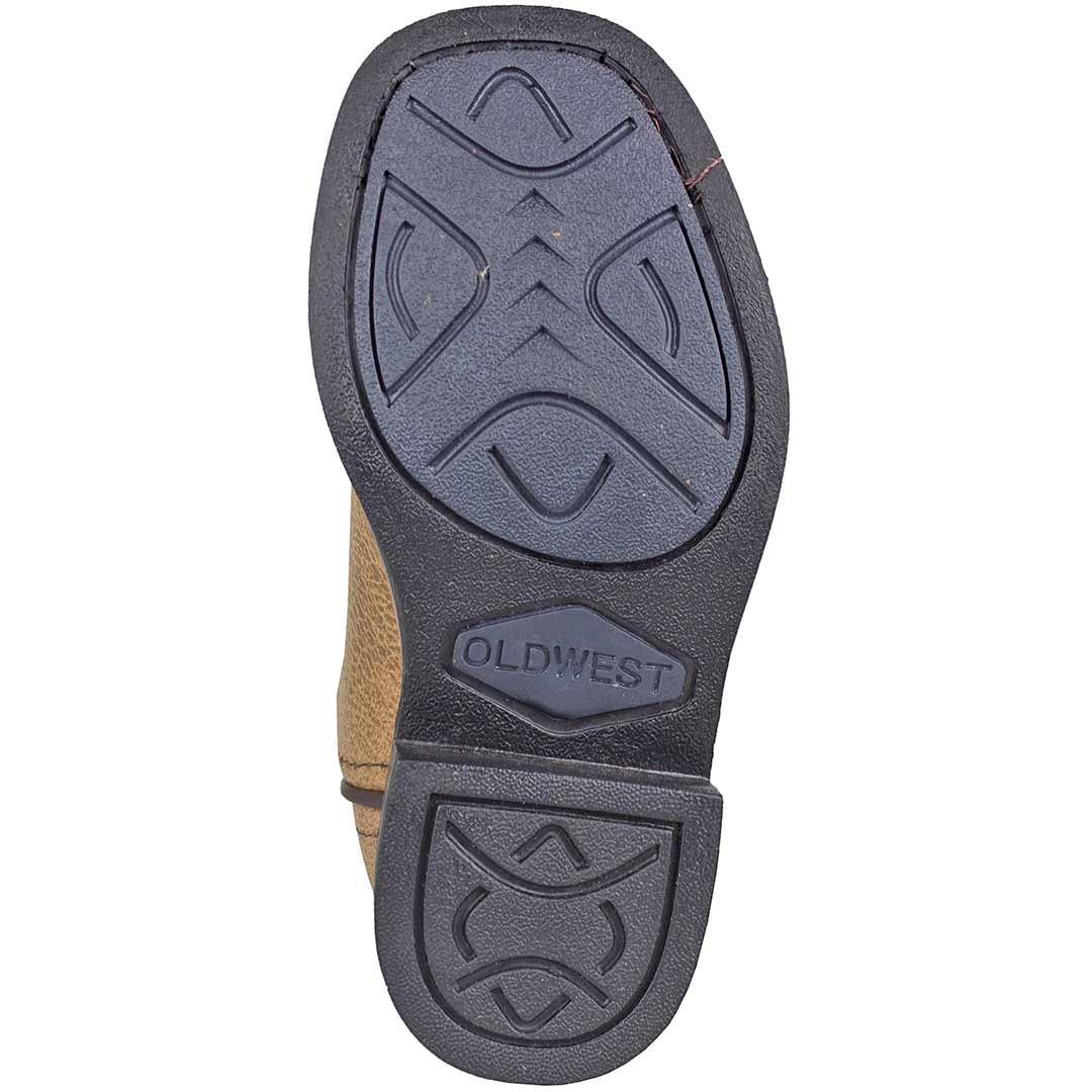 Old West Boys' Vintage Square Toe Cowboy Boots