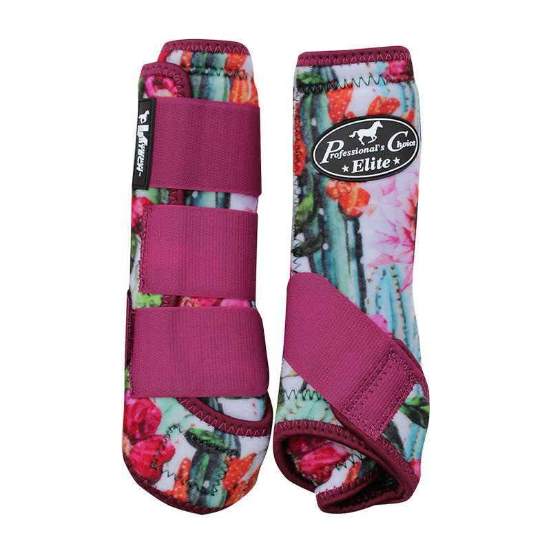 Professional's Choice VenTECH Elite Tropical Print Horse Boots Value 4-Pack