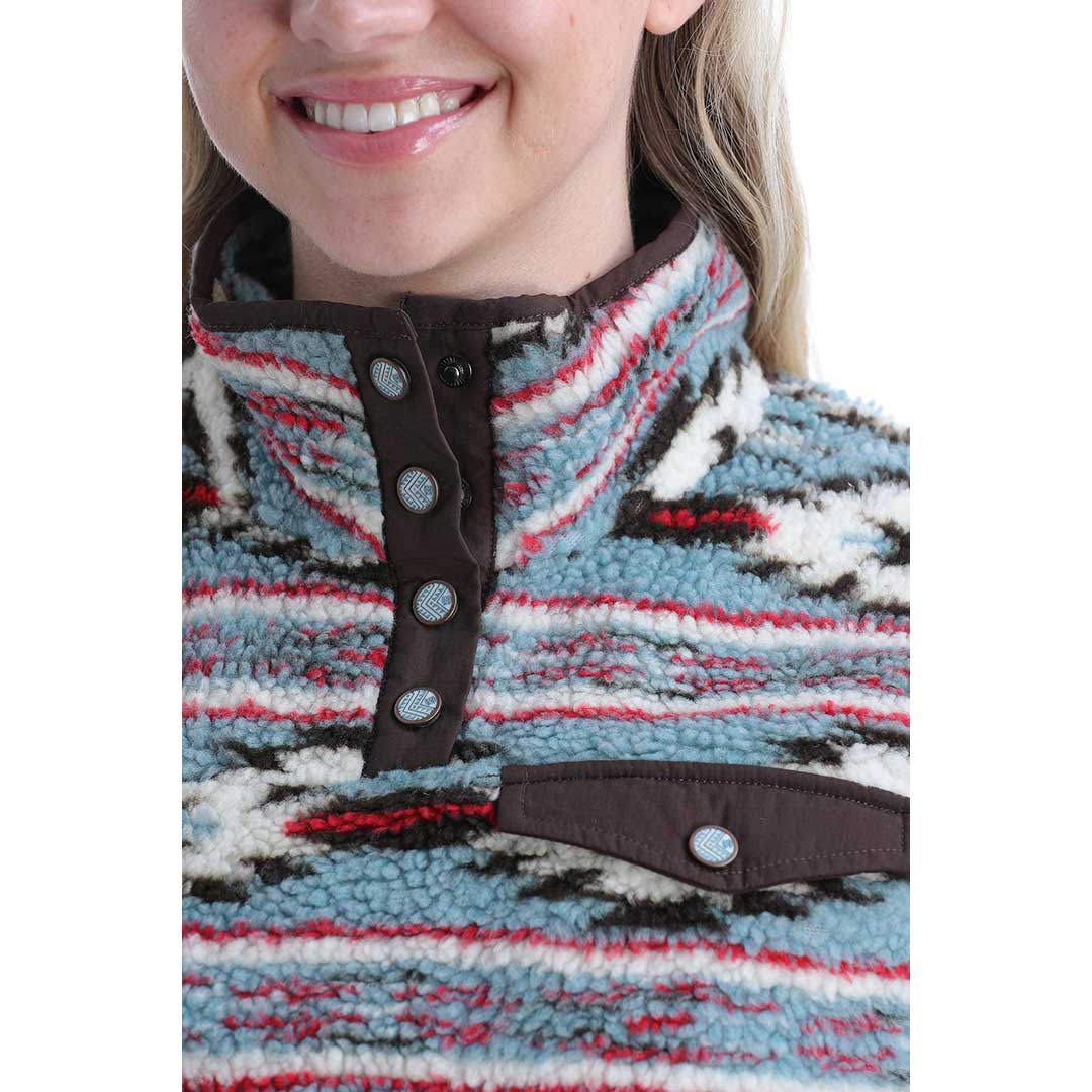 Cinch Women's Southwest Printed Fleece Pullover