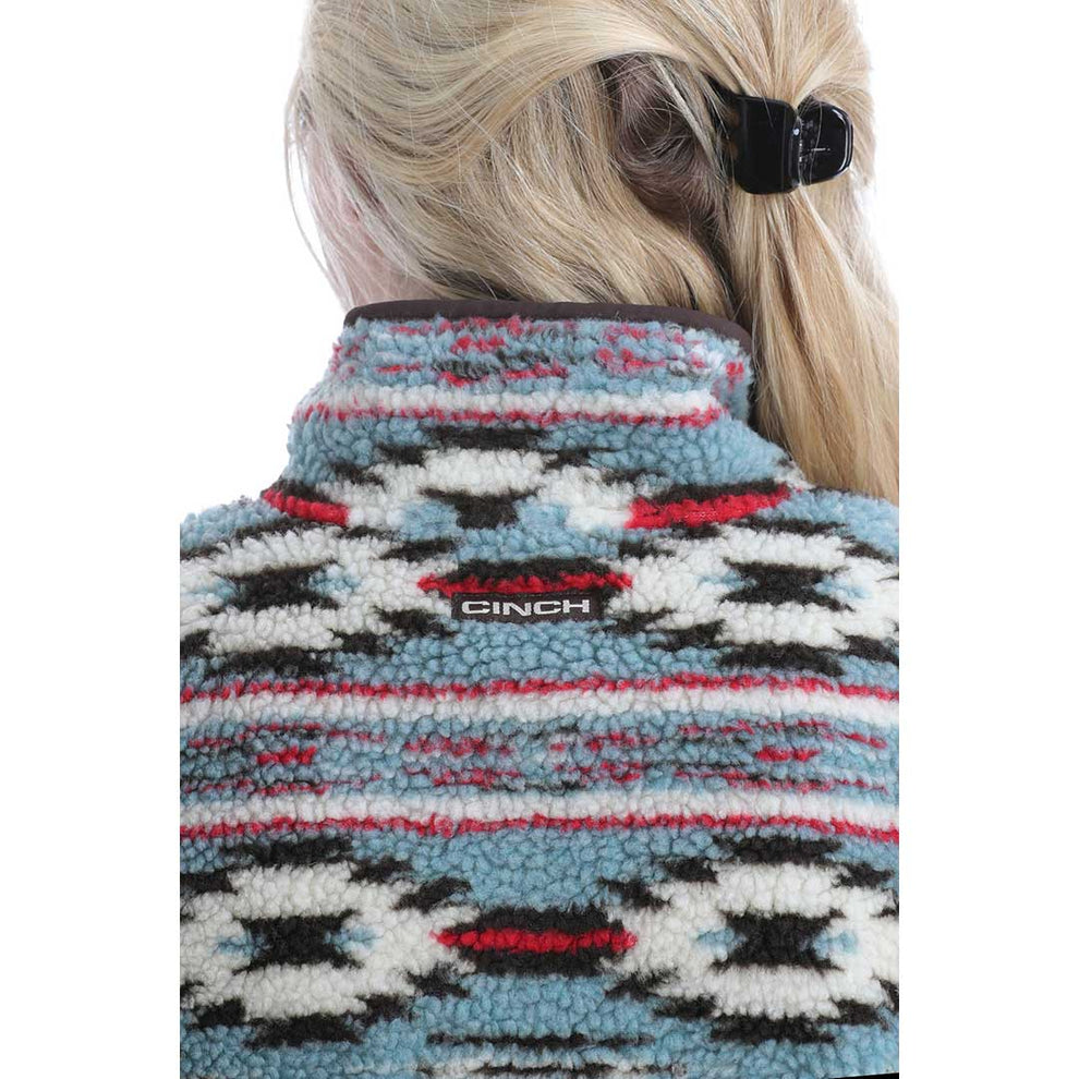 Cinch Women's Southwest Printed Fleece Pullover